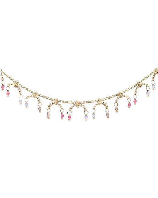 Marcia Moran Metallic Mara Beaded Necklace