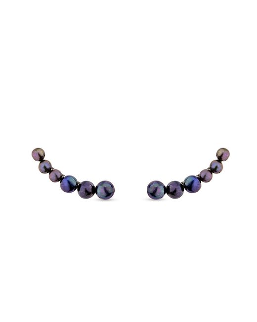 SALLY SKOUFIS Blue Luna Ear Climber With Natural Pearl