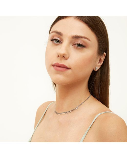 Spero London Metallic Multiple Star Sterling Station & Saturn Necklace Stacking Layering Set