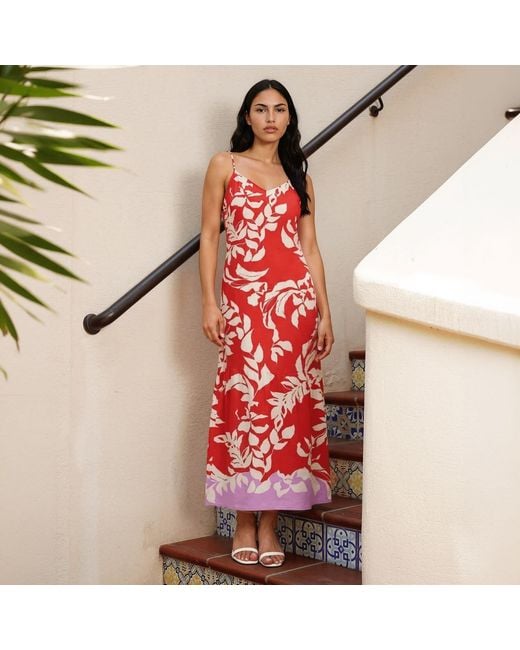 Yumi Kim Red Zuri Maxi Dress