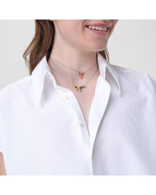 Pinnole Yellow Monogram Charm