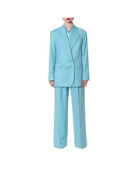 AGGI by HALEWSKI Blair How Am I Oversized Blazer in Blue | Lyst UK