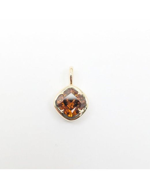 Rahul's Jewels Metallic 1.34 Carat Genuine Diamond Cushion Solstice Pendant