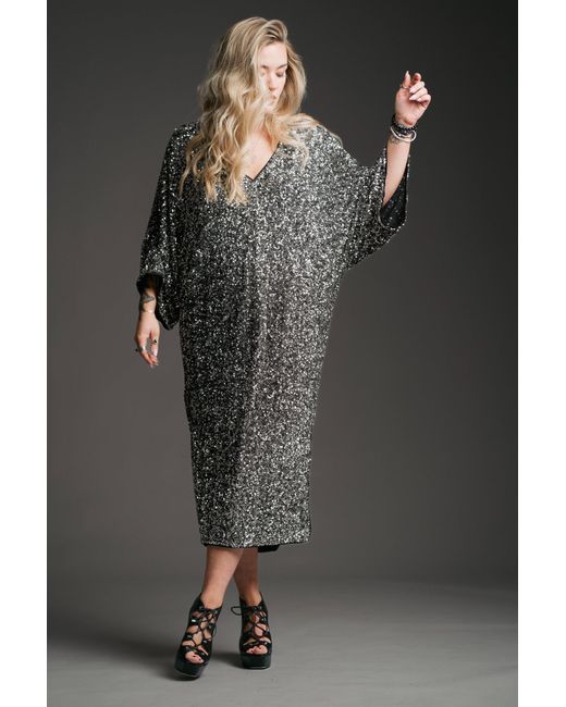 Little Lies Lady Stardust Sequin Dress in Grey | Lyst UK