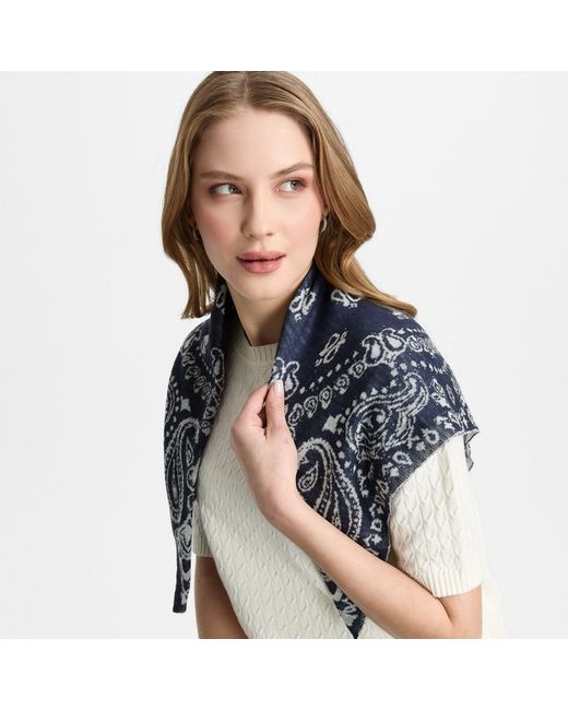Mohair&Angora Blue Mohair Pera Foulard