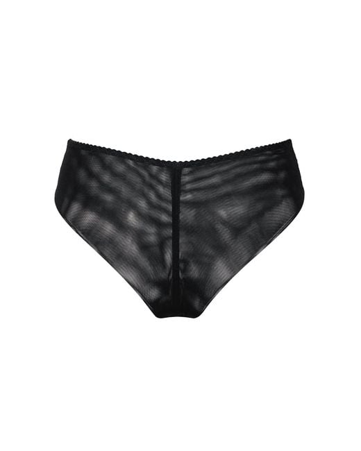 Daily Underwear Black Brazilian Panties Panther