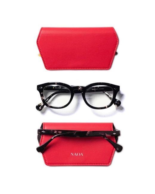 Naoa Red Slim Glasses Case
