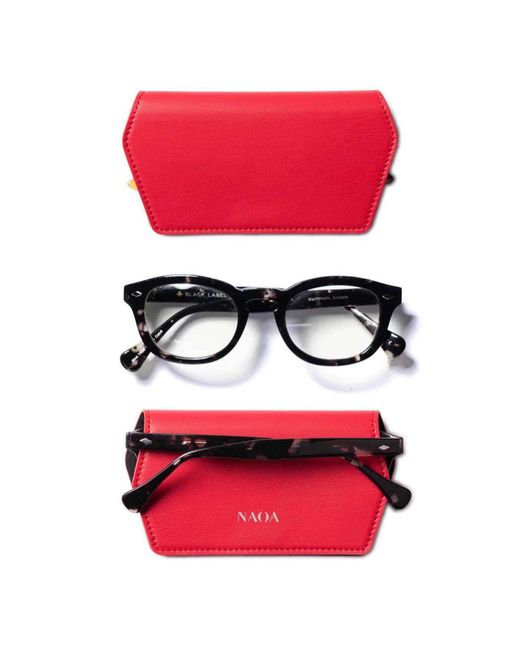 Naoa Red Slim Glasses Case
