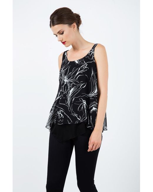 Conquista Black Summer Layer Top
