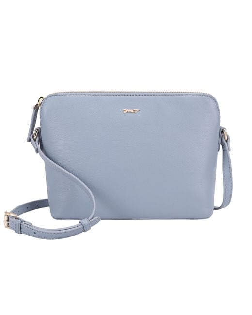 Paul Costelloe Blue Lenya Leather Crossbody Bag