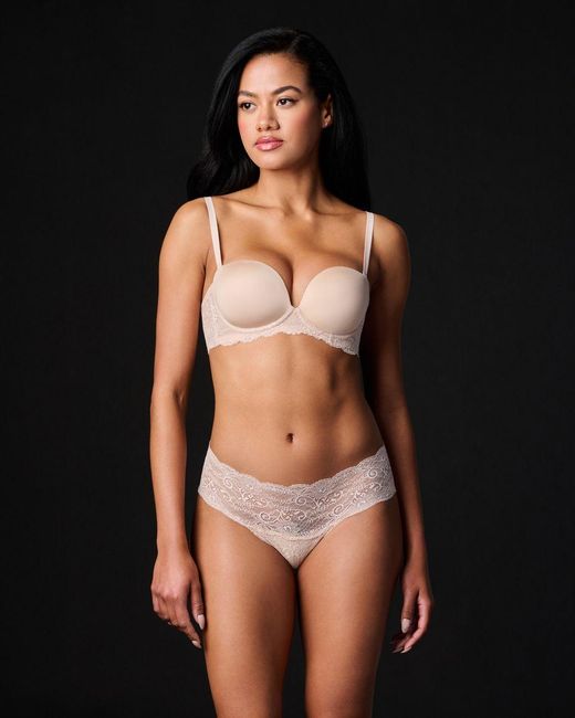 Journelle Natural Neutrals Sapna Strapless Plunge Blush