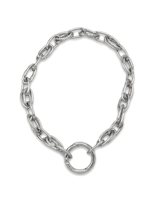 Jaredjamin Metallic Everly Every-Other Necklace