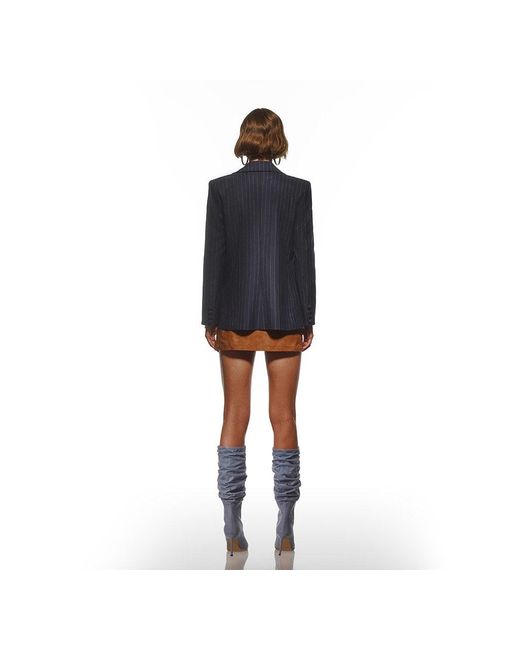 Maison sél Blue Pin Stripped Blazer Jacket –