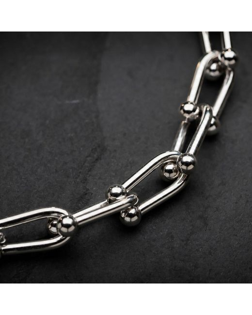 Belinda Jewelz Metallic Beaded Paperclip Bracelet for men