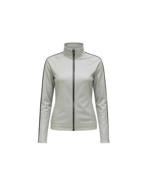 Altra Volta Gray Contrast Zip-Up Jacket