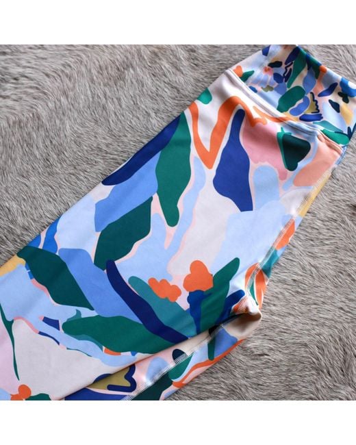 Jessie Zhao New York Blue High Waist Yoga Leggings