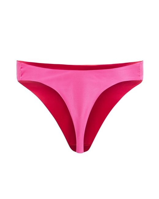 Ekcentrik Pink French Kiss Satin High Waist Briefs