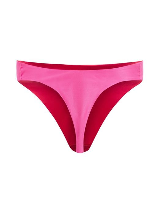 Ekcentrik Pink French Kiss Satin High Waist Briefs