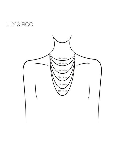 Lily & Roo Metallic Labradorite Gemstone Choker