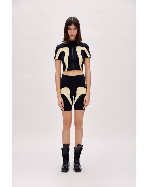 Pcfg Black Neutrals Boomerang Biker Short