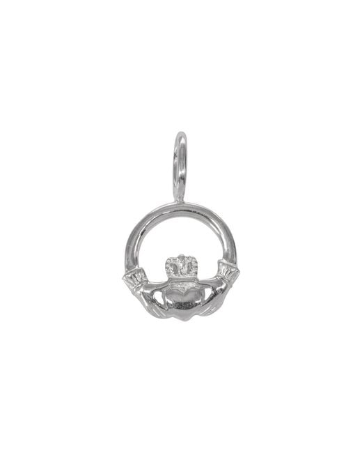 Katie Mullally Metallic Claddagh Charm Necklace