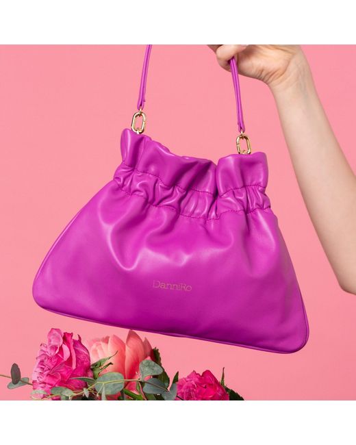 Danni Ro Purple Manhattan Bag