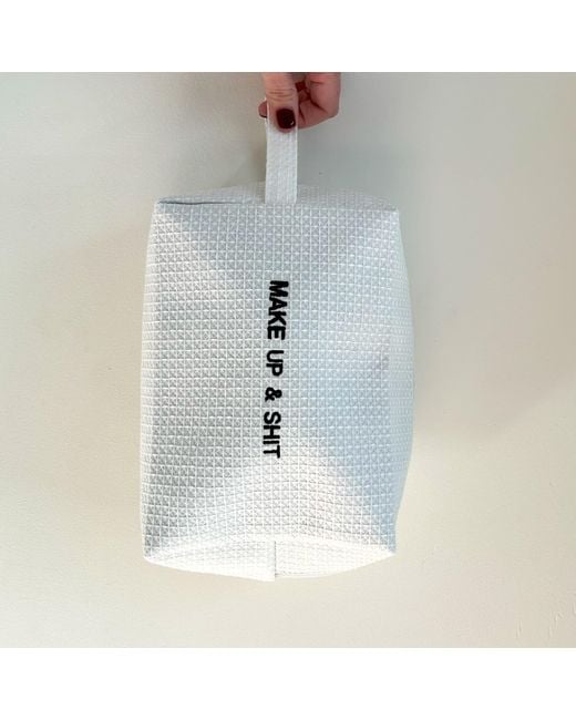 Lilly Loves Metallic Embroidered Make Up & Shit Washbag