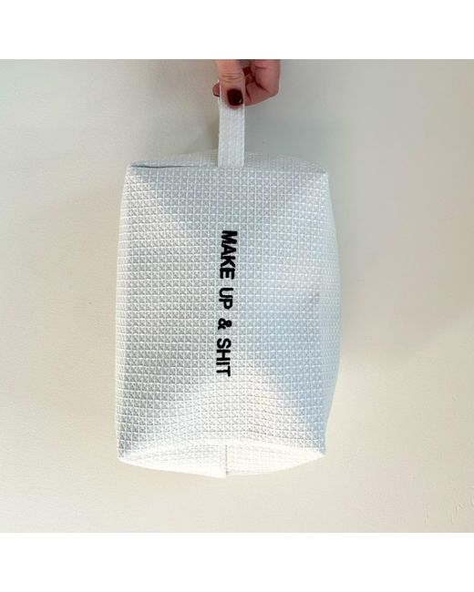 Lilly Loves Metallic Embroidered Make Up & Shit Washbag