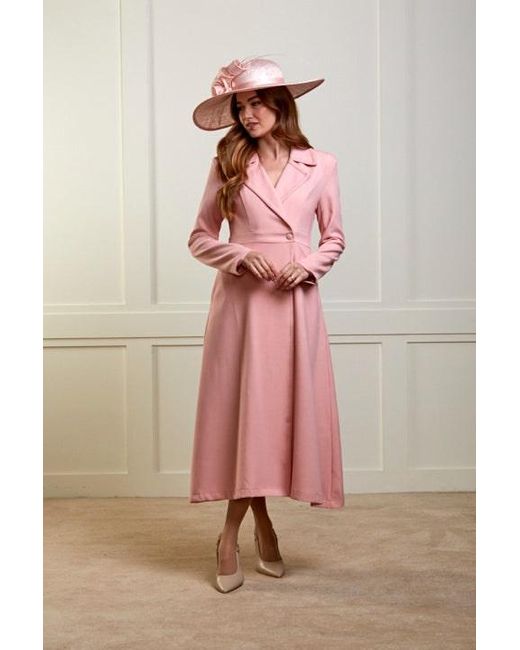 Guinea London Pink Pale Dress Coat