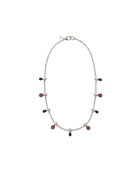 Onia Metallic Earth Rope Choker