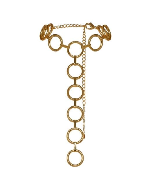 ANTONINIAS Metallic Alluring Elegant Chocker Necklace