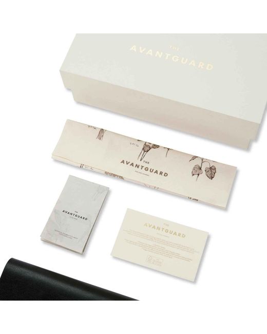 The Avantguard Brown Wildflower Patchwork Tort Matte Square Sunglasses