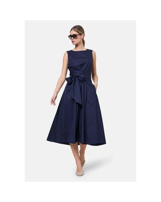Helen Mcalinden Blue Avril Marine Dress