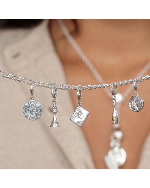 Lily Charmed Metallic Sterling Story Book Charm