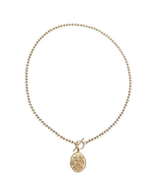 IN CAUDA VENENUM Metallic Solyme Necklace