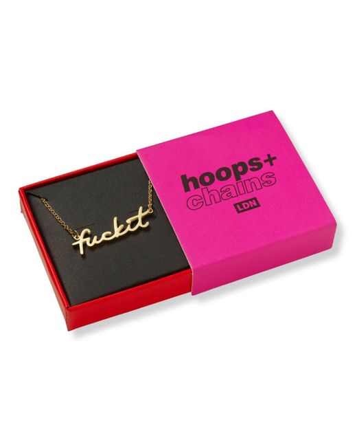 Hoops + Chains LDN Metallic Fuckit Chain