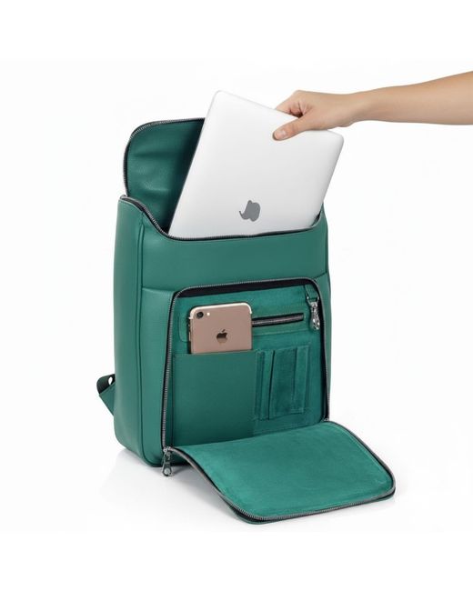 Luis Steven Green Medium Laptop Pack