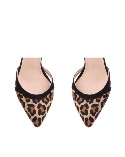 The 5Th Element Metallic Neutrals Cassandra Leather Pumps