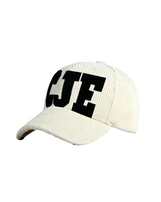 Chanel Joan Elkayam Black Neutrals Off C J E Corduroy Textured Cap