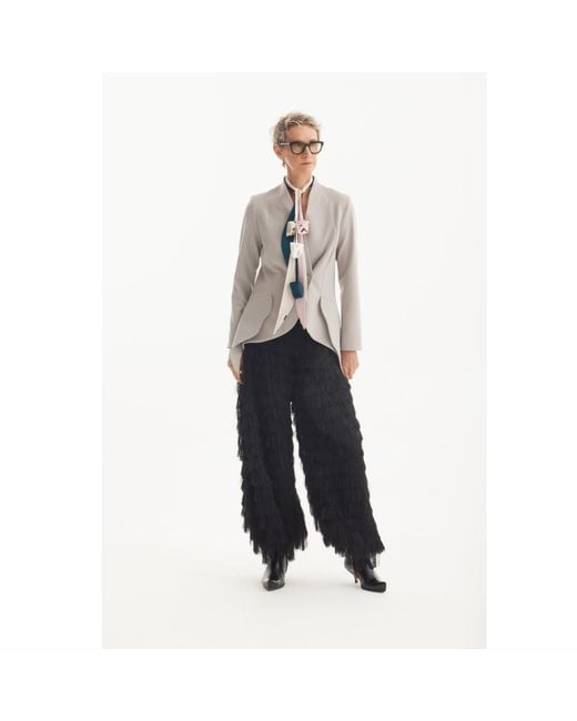 Julia Allert Metallic Versatile Transformable Handmade Tie-Belt Dark