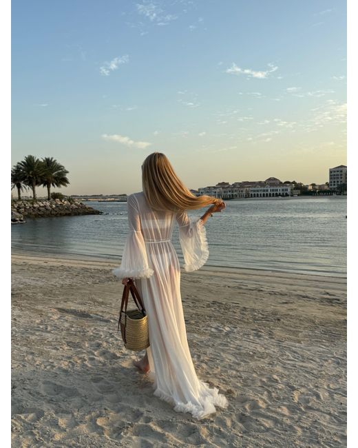 Dear Lover White Elizabeth Robe
