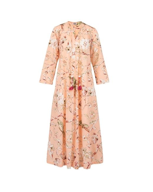 Antra Designs Pink The Coral Kaftan