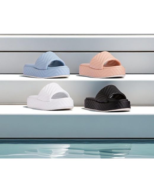 Beautiisoles by Robyn Shreiber Made in Italy White Deedee Platform Sandal & Wedge Wedding Work Pool Beach Slide Espadrille Leather Sandal