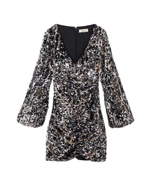 Little Lies Black Oracle Sequin Dress