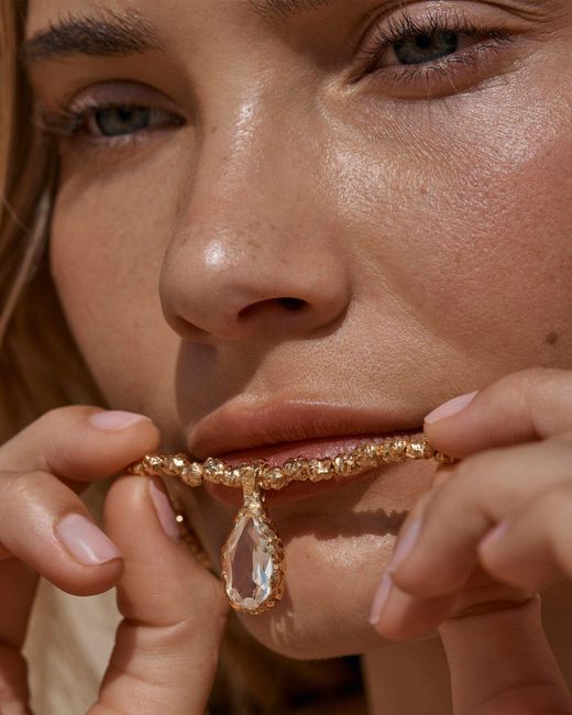 Amber Sceats Metallic Sofian Necklace