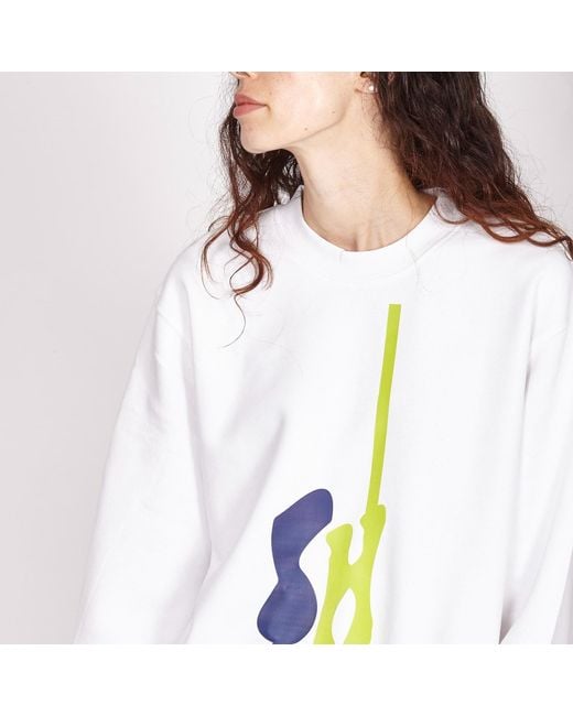 SOHUMAN White Rie Sustainable Sweatshirt