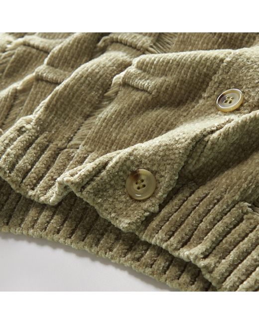 Fully Fashioning Green Avocado Lennox Ottoman Knit Cardigan