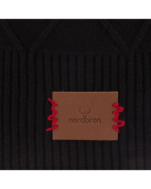 Norbron Black Bonham Beanie for men