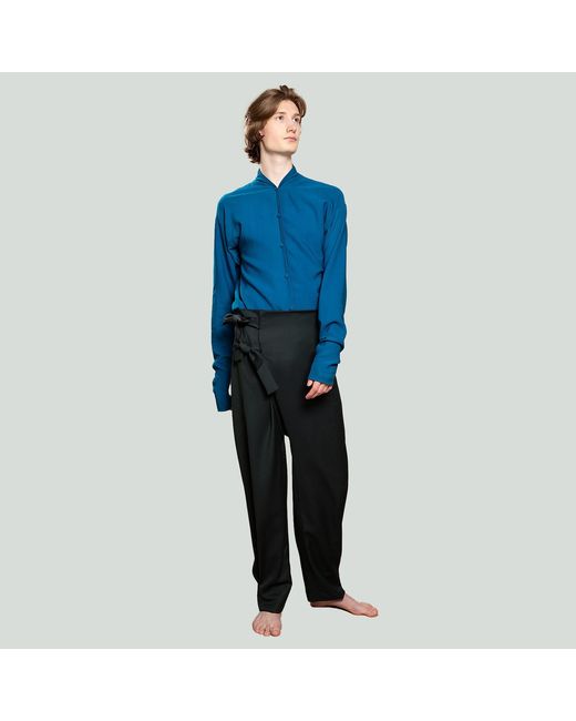 MOE Black Pine Wool Pants for men