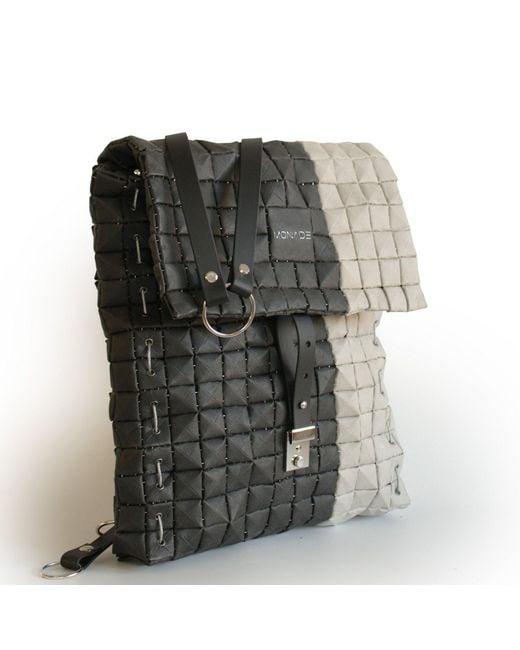 Monade Black Neutrals Backpack Regular & Stone
